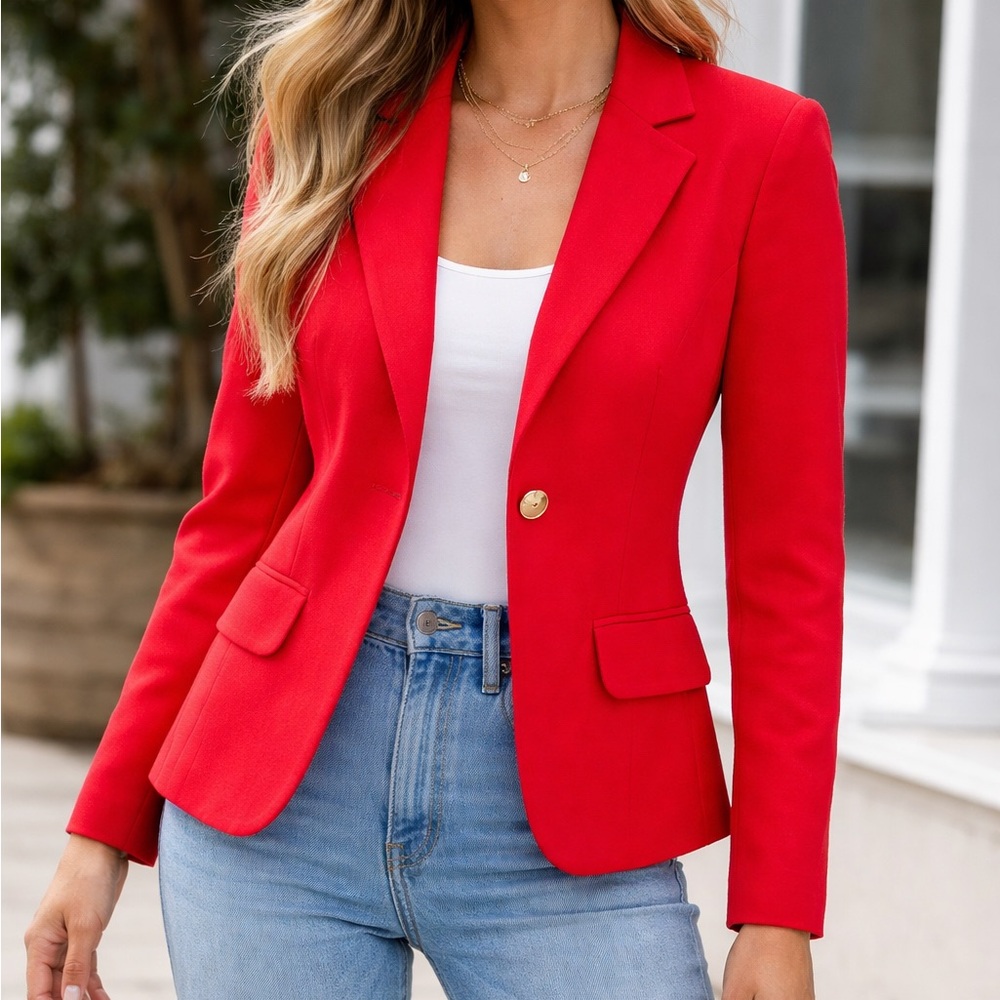 Pepe Runa Red Blazer – Size XS – NWOT
